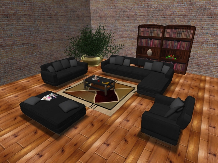 Black Leather Living Room (Deluxe Edition)