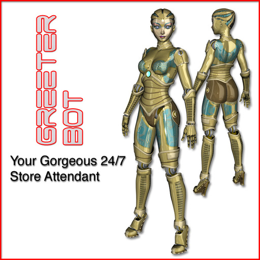 *FTGB* Shina (MechGirl) Greeter Bot