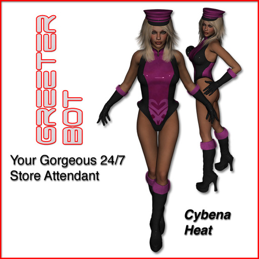 *Fembot Turbo* Greeter (Cybena Heat)