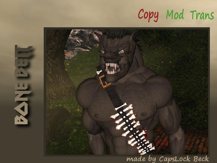 Lycans bone belt