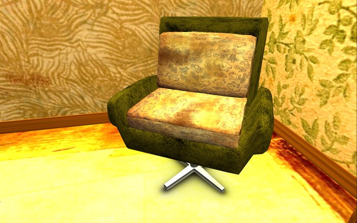 Dayafter - Brokeback armchair - green