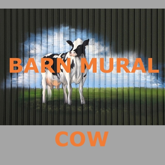 Barn mural Cow