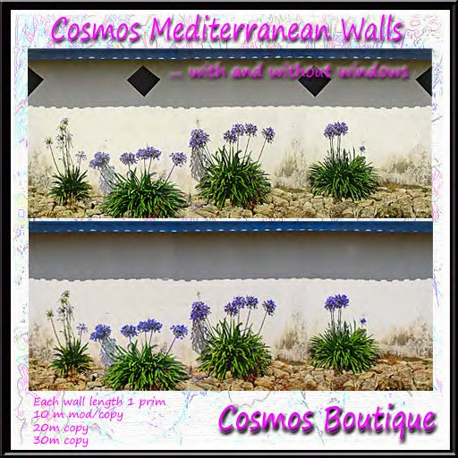 Cosmos Mediterranean Walls (Boxed)
