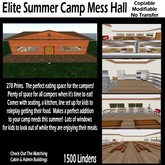 Elite Summer Camp Mess Hall (Boxed)