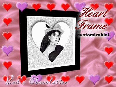 BRITHDAY REZDAY HEART SINGLE  frame OVER 1000  possible frame setting 