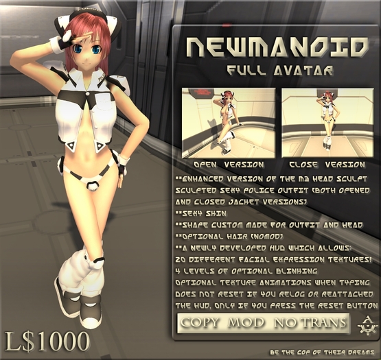 <.: U & A:.> - Newmanoid Full Avatar Set