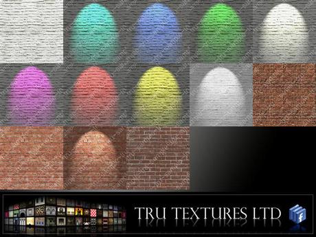 Second Life Marketplace - 24577:13 x Seamless White & Red Brick With ...