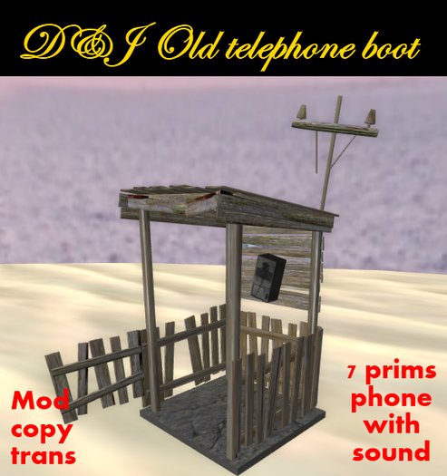 D&J Old telephone boot grey (boxed)