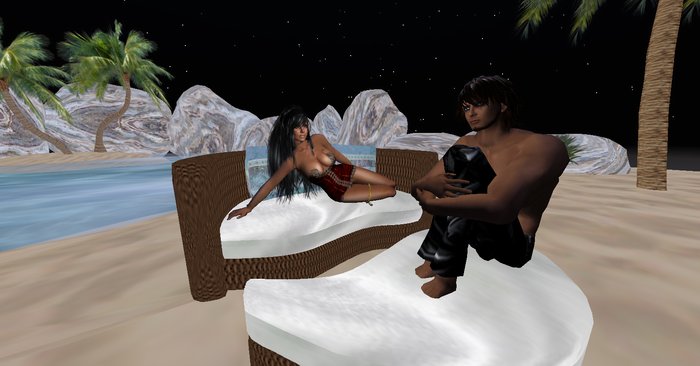 ***Dee Sign*** Lounger -blue/75