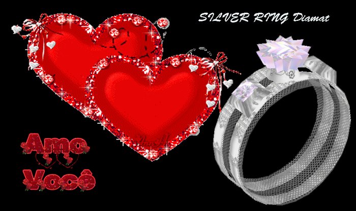 SILVER RING diamond crystal