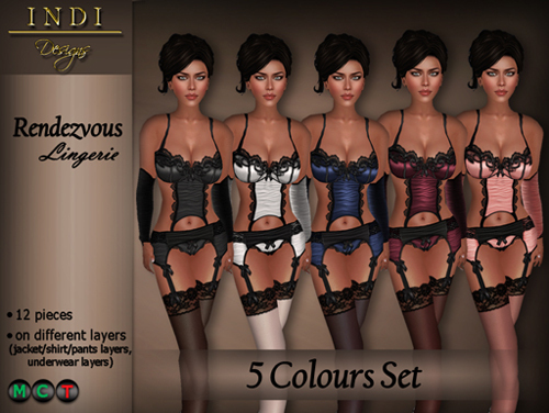 INDI Designs - Rendezvous Lingerie Full Set