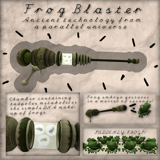meow. frog blaster