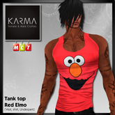 Karma - Tank Top Red ELMO