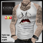 Karma - Tank Top White Arghh