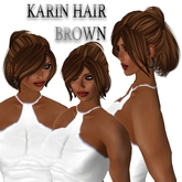 KL Karin Hair Brown - Semiexclusive -AVATAR ACCESSORIES- WOMEN`S FLEXI HAIR- CASUAL- HAIR