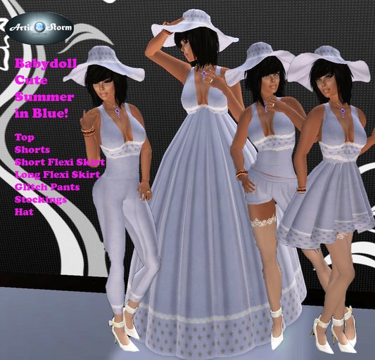 *AS* Babydoll Cute in Blue
