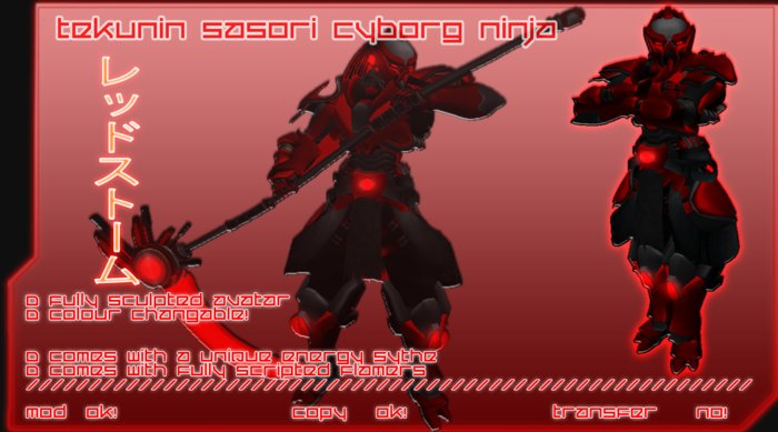 Tekunin Sasori (Scorpion) Cyborg Ninja Pack 1.0