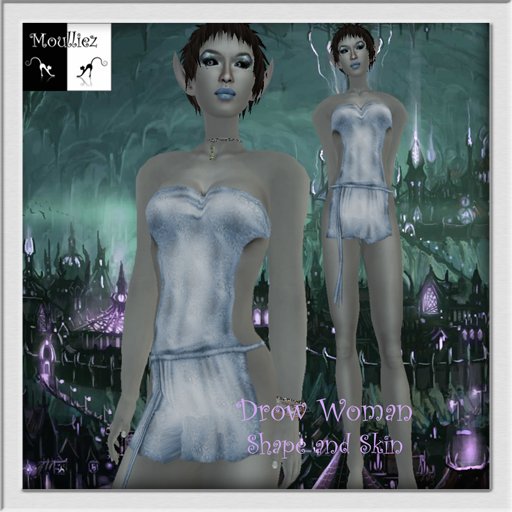 ^^Moulliez Drow Woman Skin & Shape