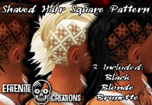 Shaved Hair Square Pattern