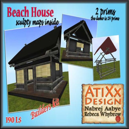 Sculpted Beach house Builders Kit