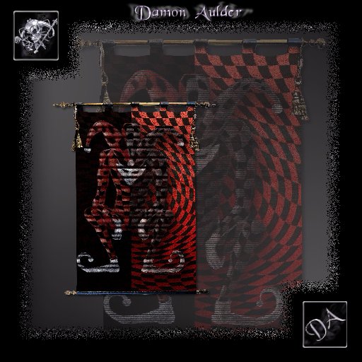 NuTec: Jester Of Red And Black Tapestry