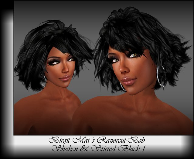 Birgit Mai's Razorcut bob-shaken & stirred black 1 (BOXED)