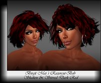 Birgit Mai's Razorcut bob-shaken & stirred dark red (BOXED)