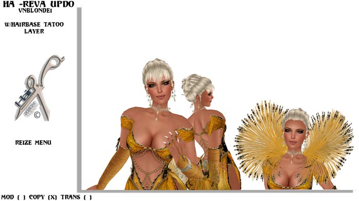 HA - REVA UPDO VNBLONDE1 BOXED