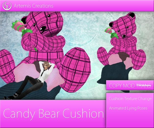 [A] Candy Bear Cushion  | 25% OFF|