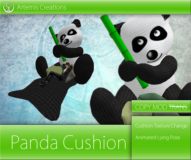 [A] Panda Bear Cushion  | 25% OFF|