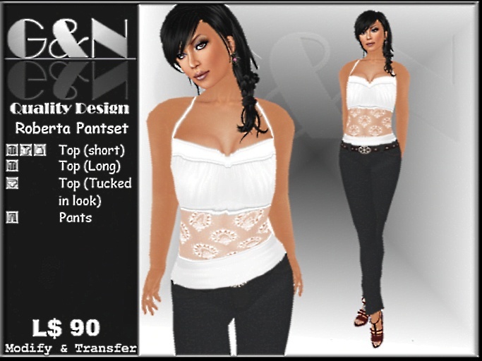 G&N Quality Design Roberta Pantset (Copy Version)