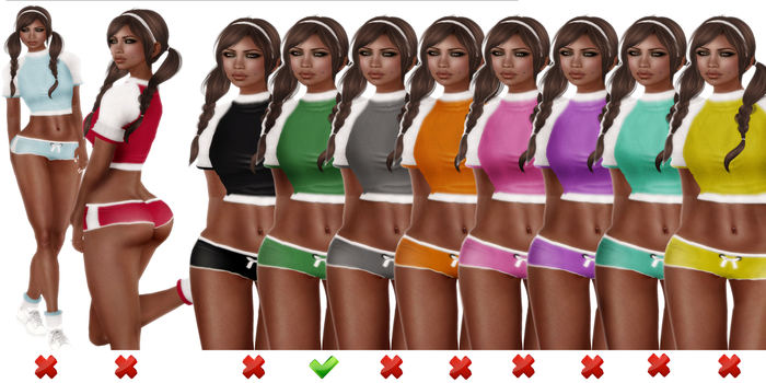 U.N.I ~ Sprightly {Green & White}  