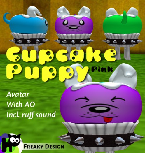 FreakyDesign - Cupcake Puppy avatar pink