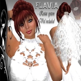KL FLAVIA HAIR RED* DEMO*BRIDAL- FORMAL- PARTY- FLEXI HAIR