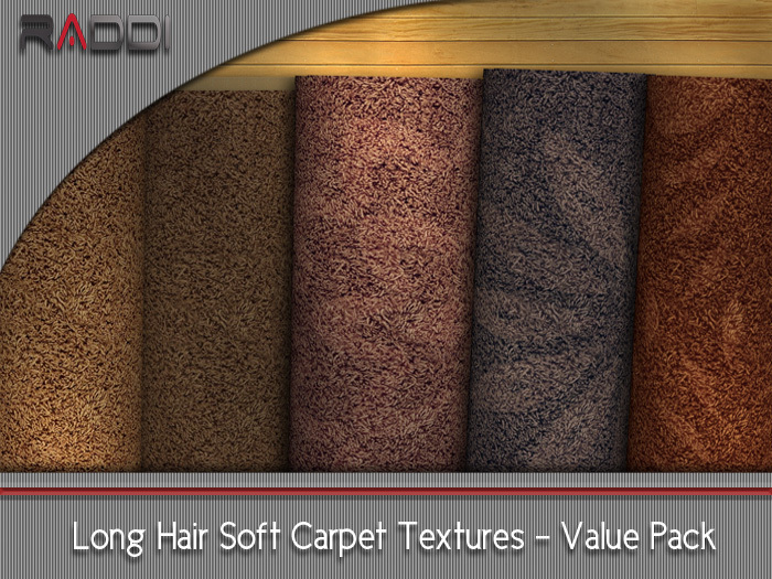 Long Hair Soft Carpet Textures - Value Pack - Seamless