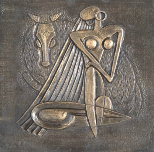 Decorative Metal Plate #4 (boxed)