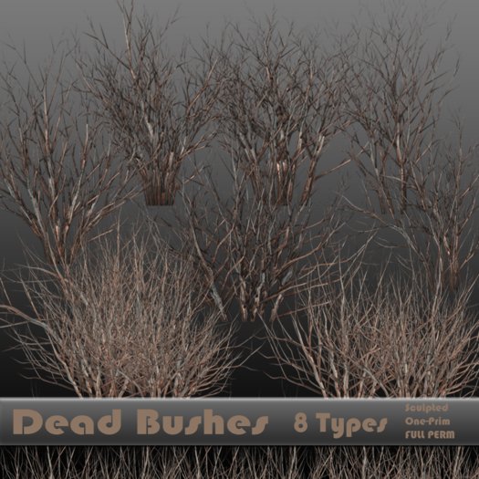 Dead Bushes 8 textures FULL PERM