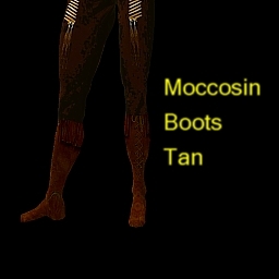 Moccosin Boots Tan Boxed