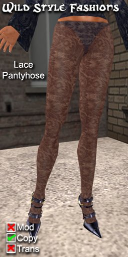 Black Lace Pantyhose by Wild Style Fashions (copy)