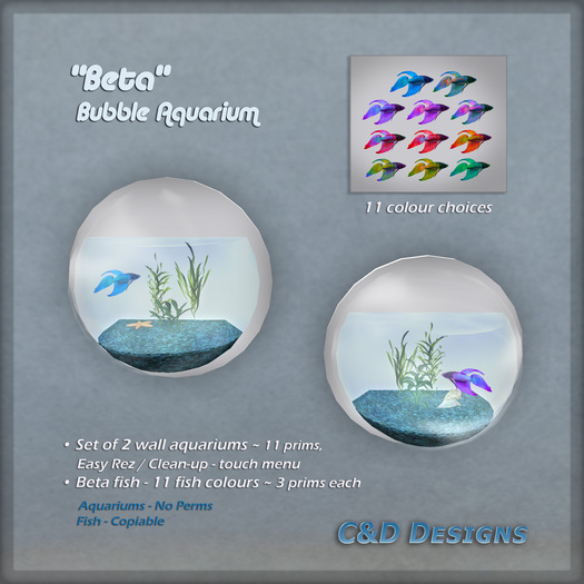 FISH: "Beta" - Bubble Aquarium