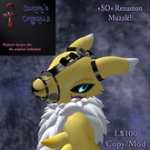 +SO+ Renamon Muzzle