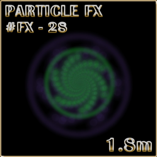 Particle FX Effect - Spiral Pattern 1 by Drake [FULL PERM] Script and Particles Texture UUID Included