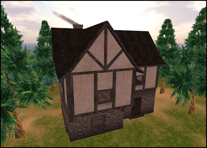Medieval Tudor House 512sqm (white)