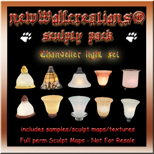 Chandelier Sculpted Light Set