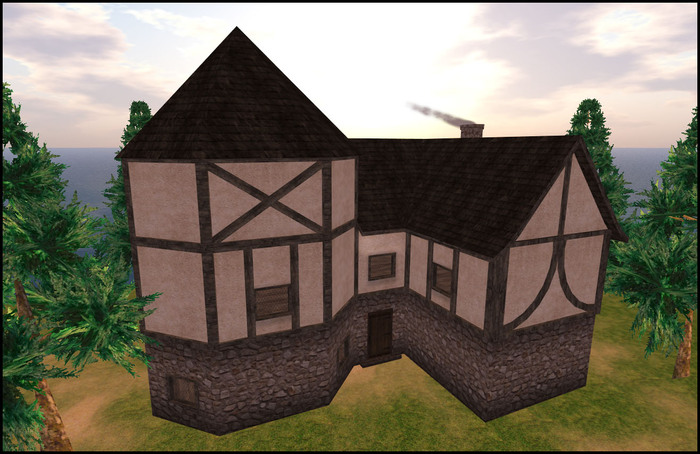 Medieval Tudor House 1024sqm (white-tower)