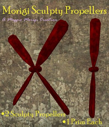 Morigi Sculpty Propellers (boxed)