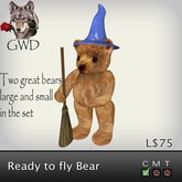 GWD Ready to Fly Wizard Bear Large & Small (Box)