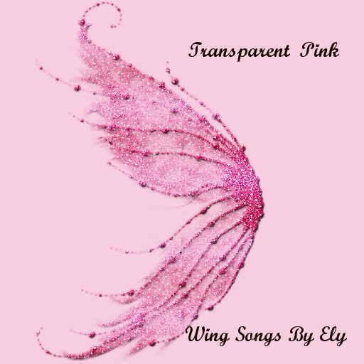 Elys transparent wings pink
