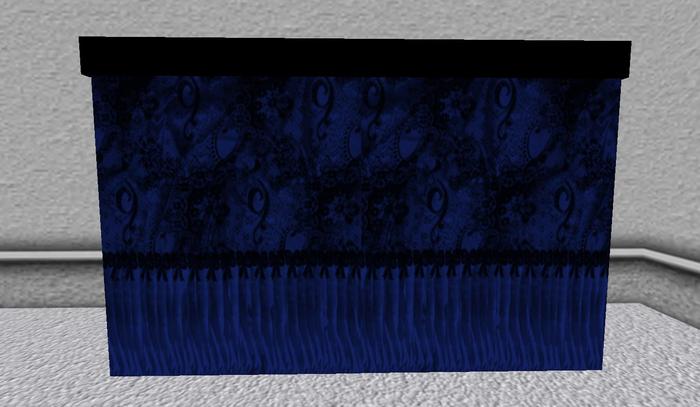 cortina azul