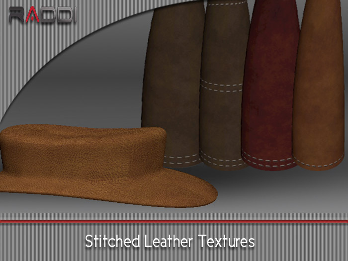 Seamless Stitched Leather Textures - FULL PERM